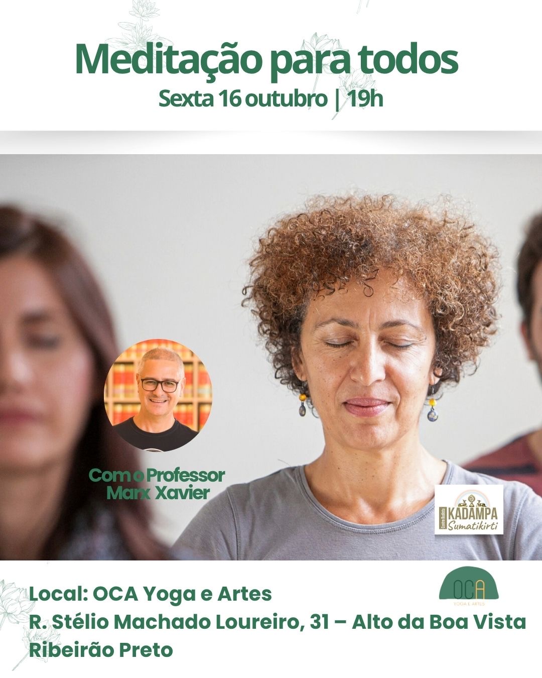 Aula do Programa Geral: Meditação é para todos - Ribeirão Preto