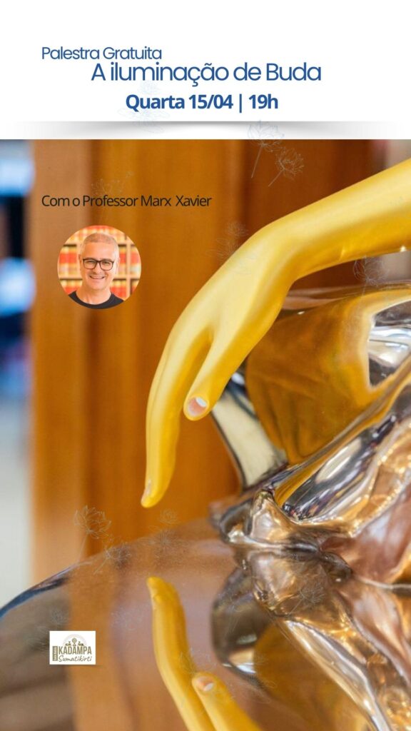 Palestra Gratuita A Iluminação de Buda