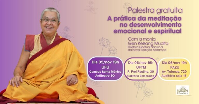 Palestra: A prática da meditação no desenvolvimento emocional e espiritual